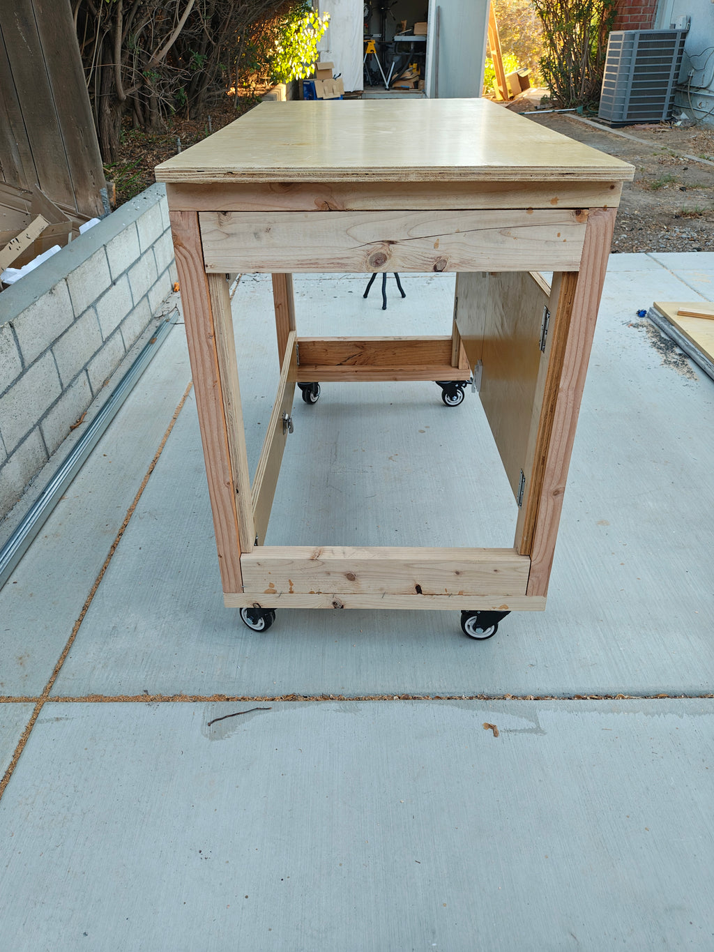 Folding Workbench - Space Saving, Sturdy, Folds/Unfolds in 30s