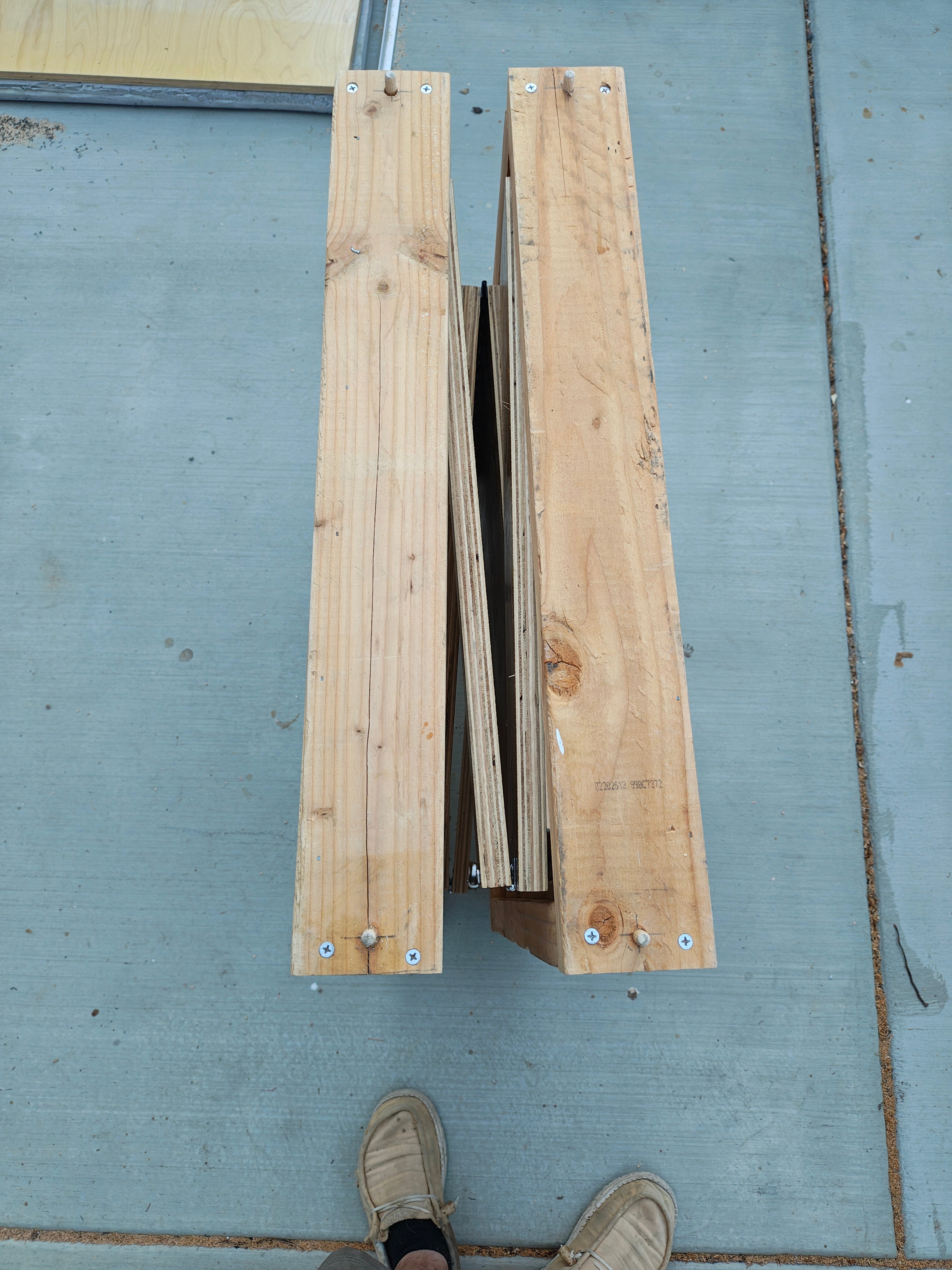 Folding Workbench - Space Saving, Sturdy, Folds/Unfolds in 30s